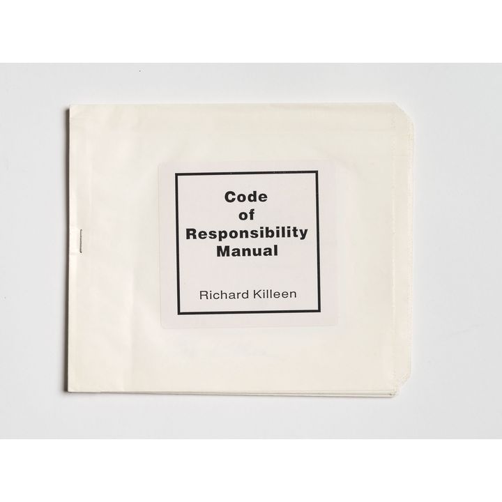 Richard Killeen 'Code of Responsibility Manual'
