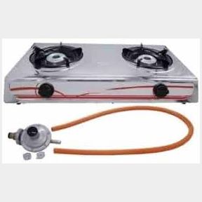 2 Burner Stainless Steel Gas Stove RH2650a | INCOMPLETE