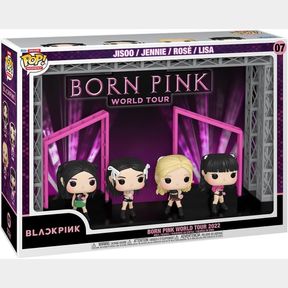 FUNKO POP! MOMENTS DELUXE: BLACKPINK - BORN PINK WORLD TOUR: JISOO,JENNIE,ROS ,LISA, 4-PACK