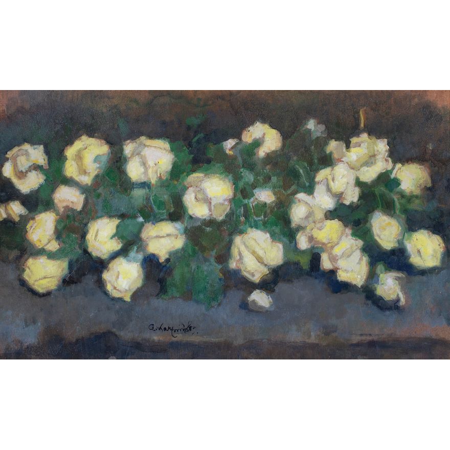 Alfons Karpiński | Żółte róże