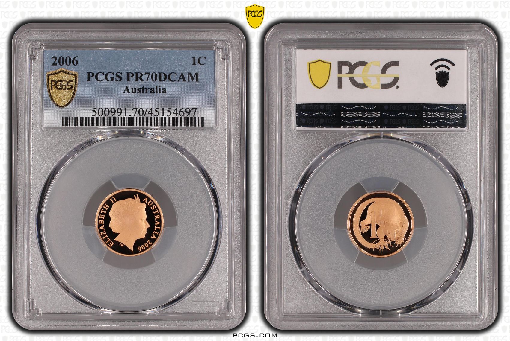 2006 Australia One Cent, 1c PCGS - PR70DCAM POP 13/0 -697