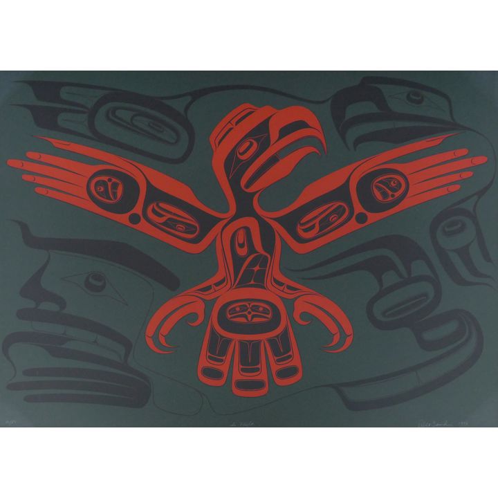 Robert Davidson ''In Flight'' 1995 Screenprint