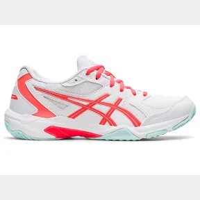 Asics Womens Gel Rocket 10 Shoes White White/Sunrise Red Women UK 5 |