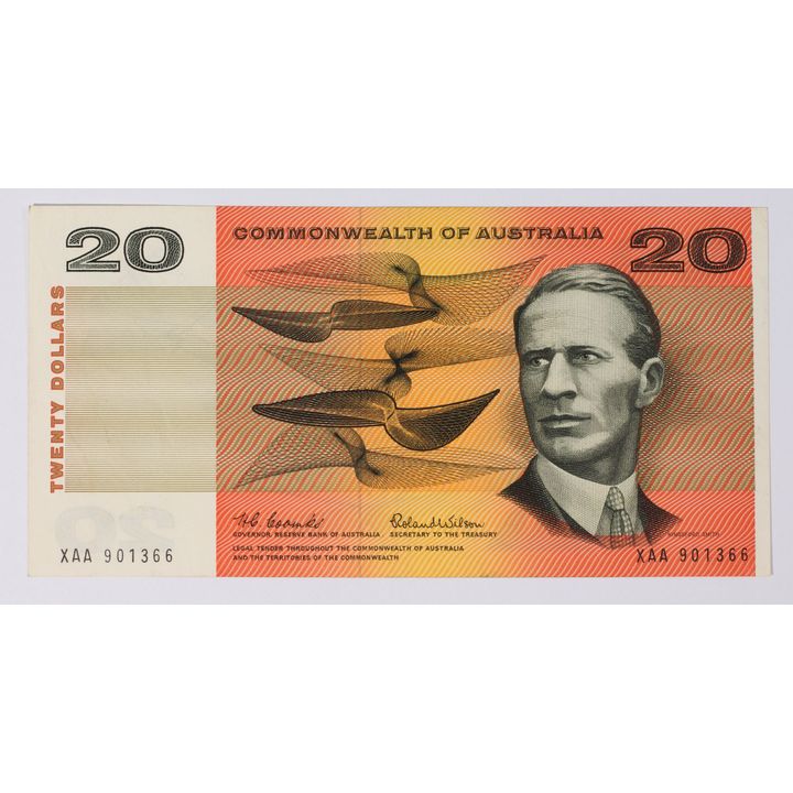 First Prefix - Coombs/Wilson, Twenty Dollar, 1966 EF