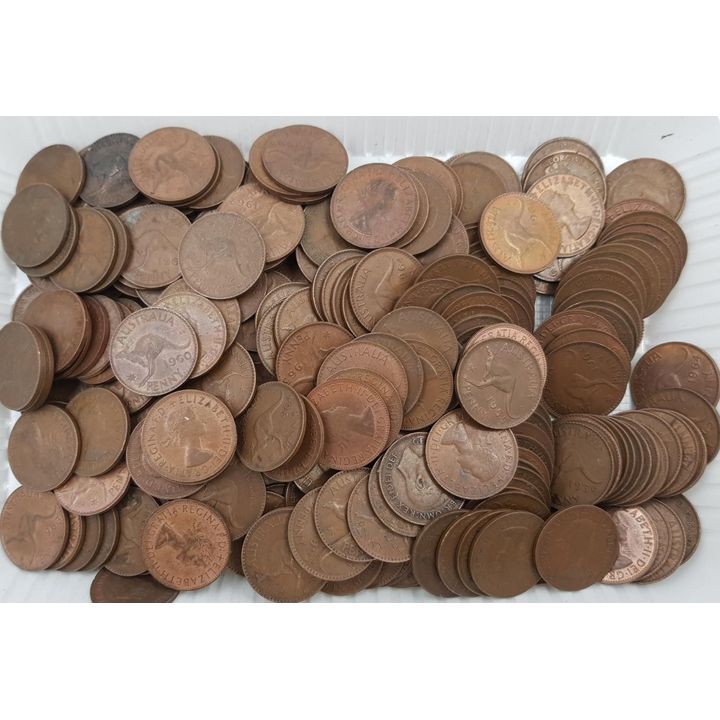 Aus. Pennies - Approx. 2.5kg
