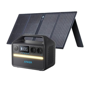 Anker 512Wh Portable LiFeP04 Power Station 100W Solar Panel Bundle |