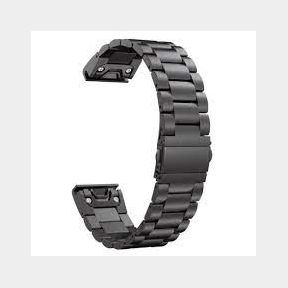 Replacement Stainless Steel Strap Garmin Fenix 5X/5X Plus/6X/3/3 HR - Black-50582/12003 B2 (S1) C