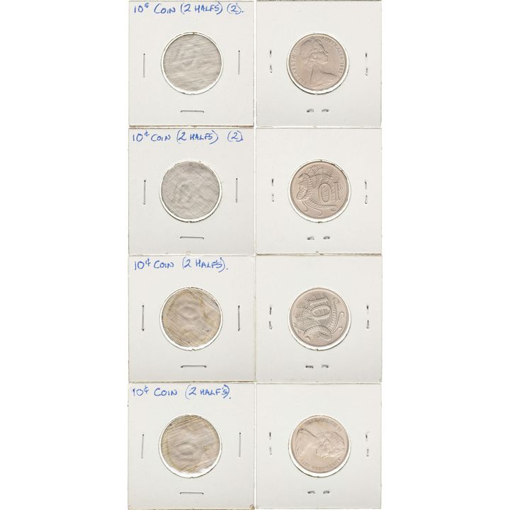 Elizabeth II, Split, Ten Cents, 1972 - 1983, aUNC