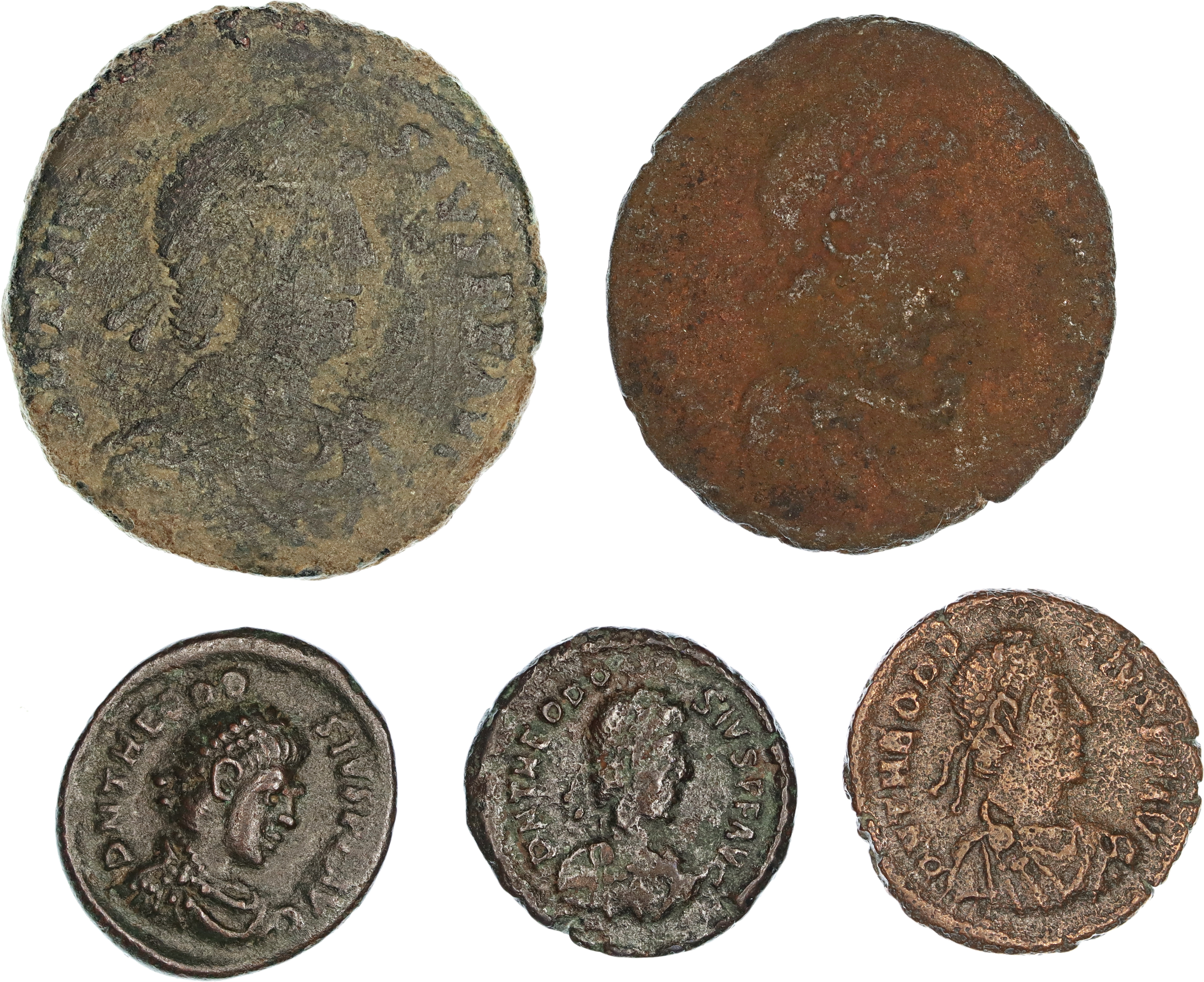 Roman Empire, Theodosius I, Æ, 379-395 AD, nVF