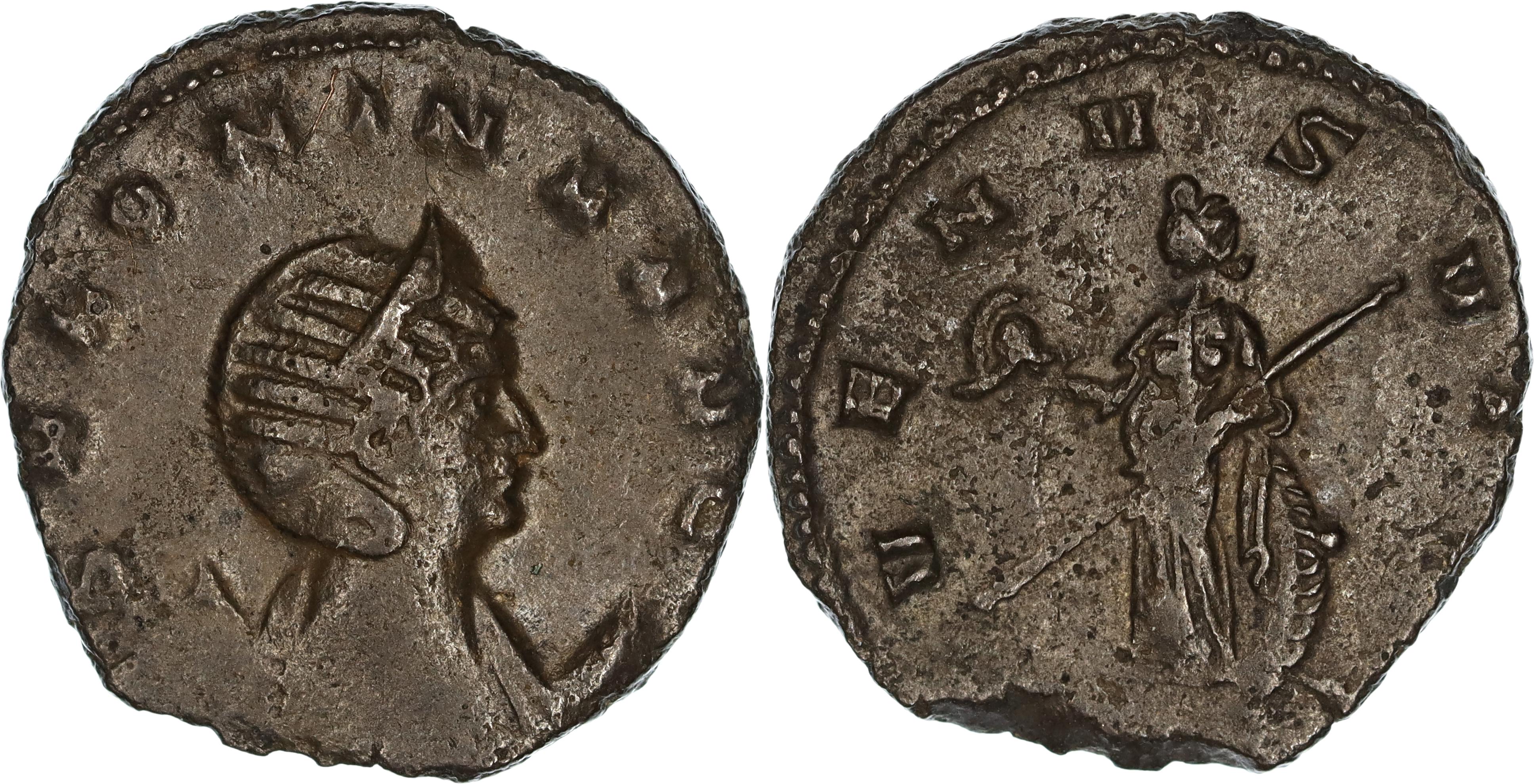 Roman Empire, Salonina, Æ Antoninianus, 267 AD, nVF-VF