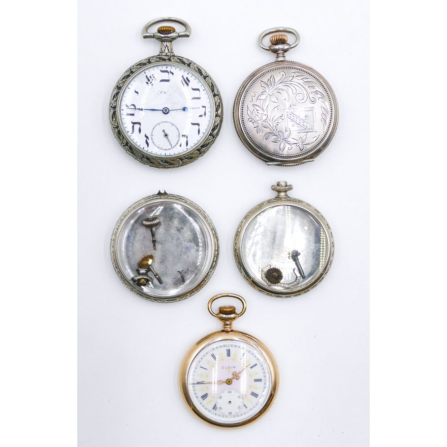 Box Antique Pocket Watch Cases etc.