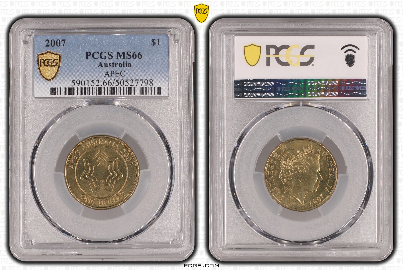 APEC, One Dollar, 2007, PCGS MS66