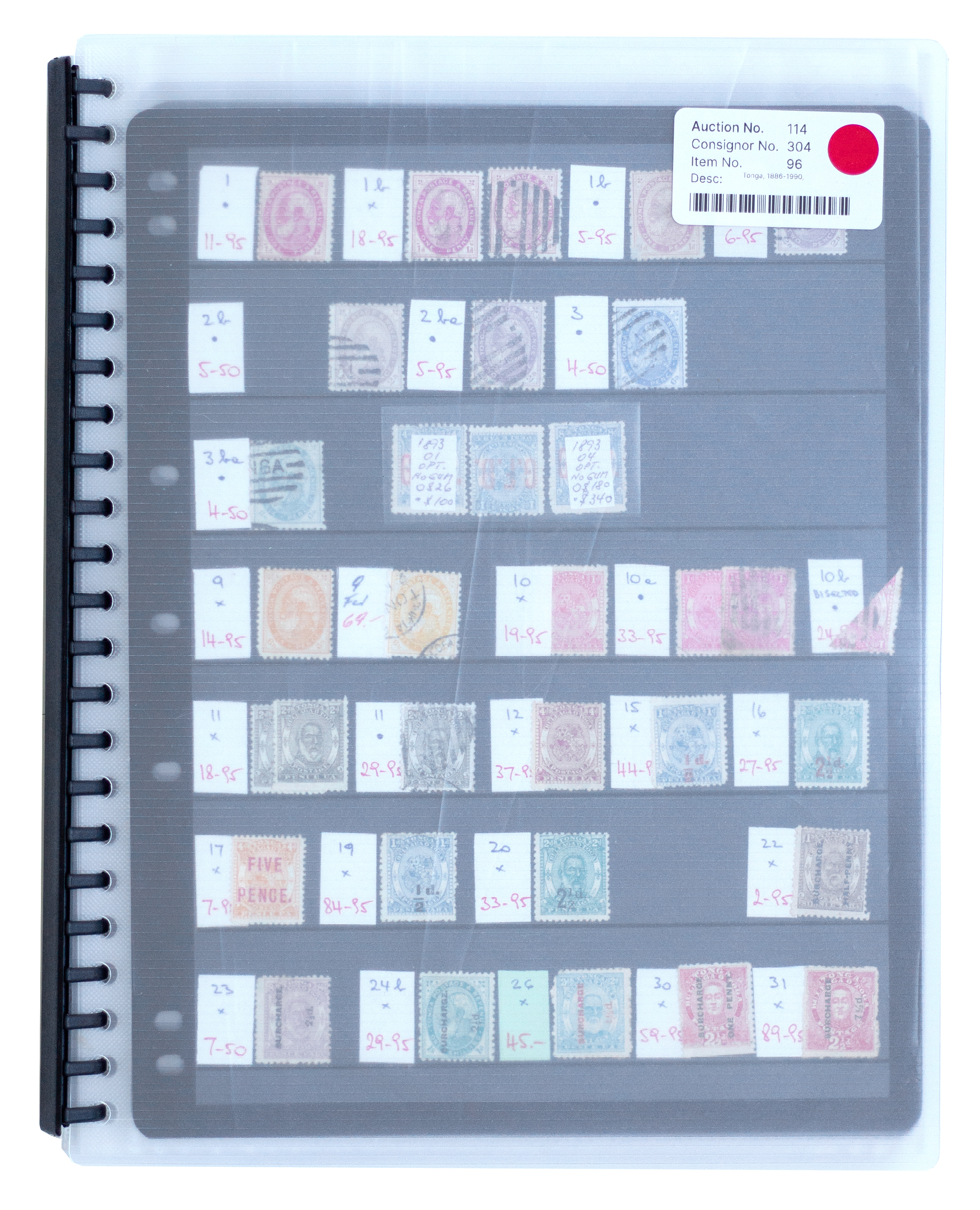 Tonga, 1886 - 1990, Fine