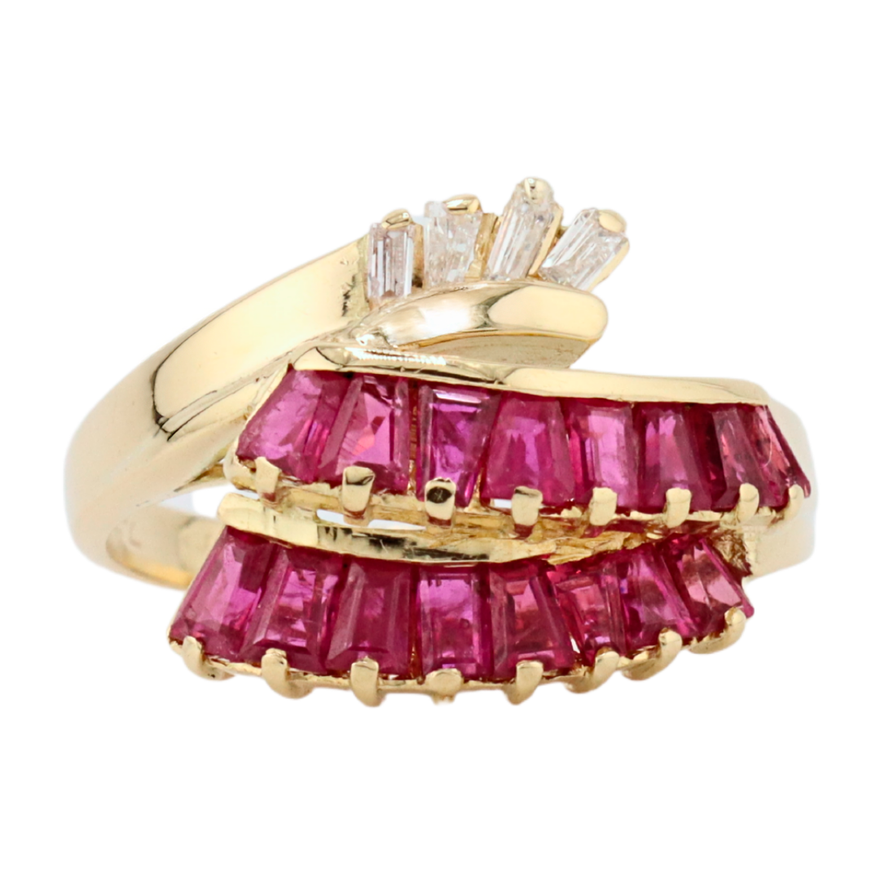 Anillo de rubíes