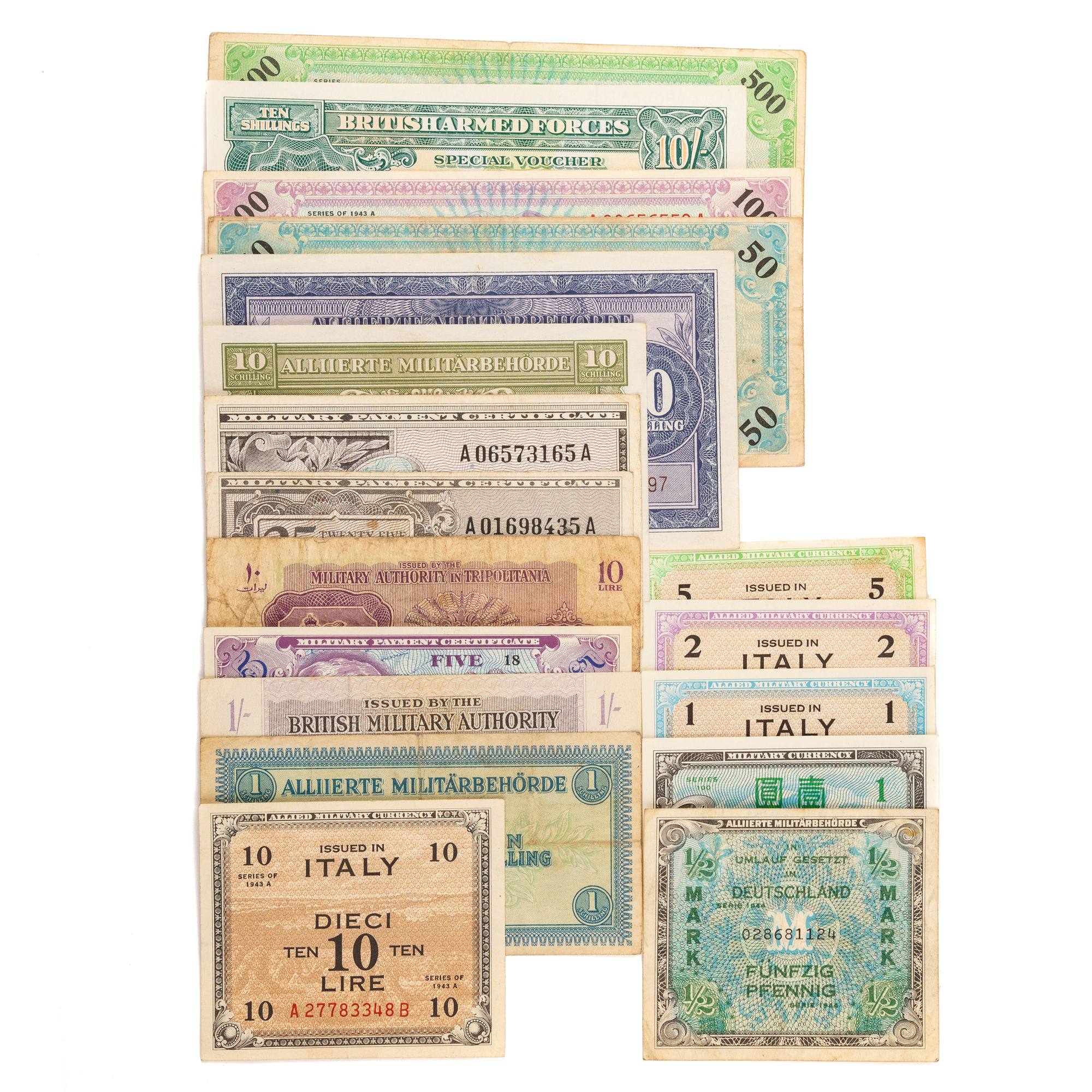Military Issues, Accumulation, WWII, aF - UNC