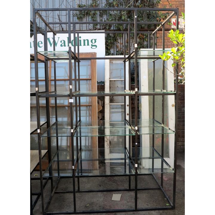 LARGE METAL SHELF,