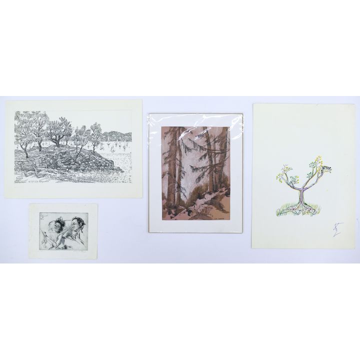 Stack 4pc Assorted Artworks