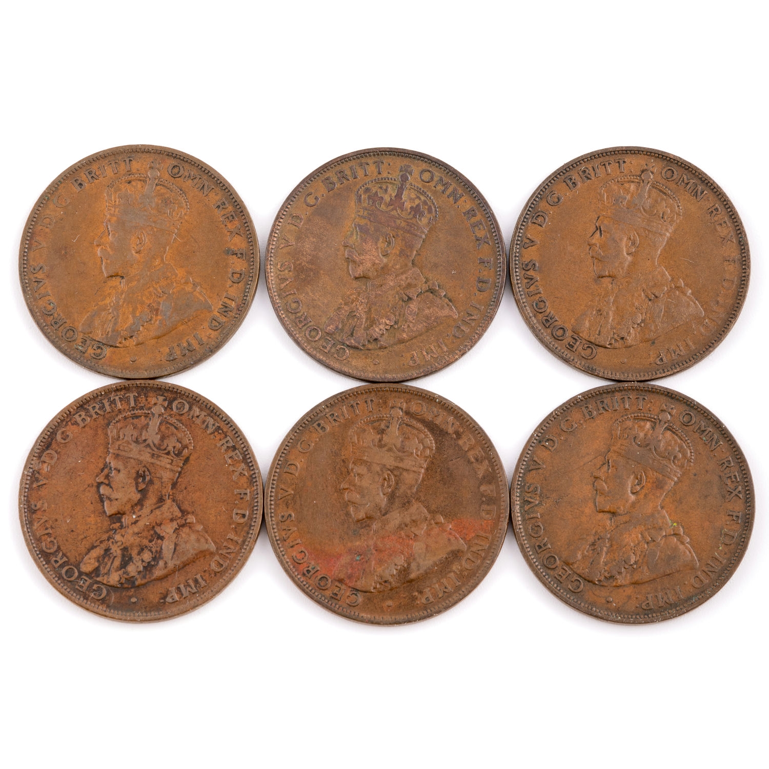 George V, Penny, 1925, Fine