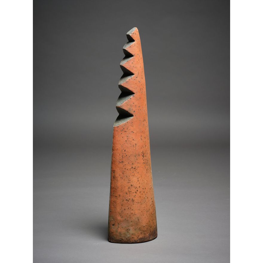 Potter Unknown - ‘Zig-zag’ floor sculpture