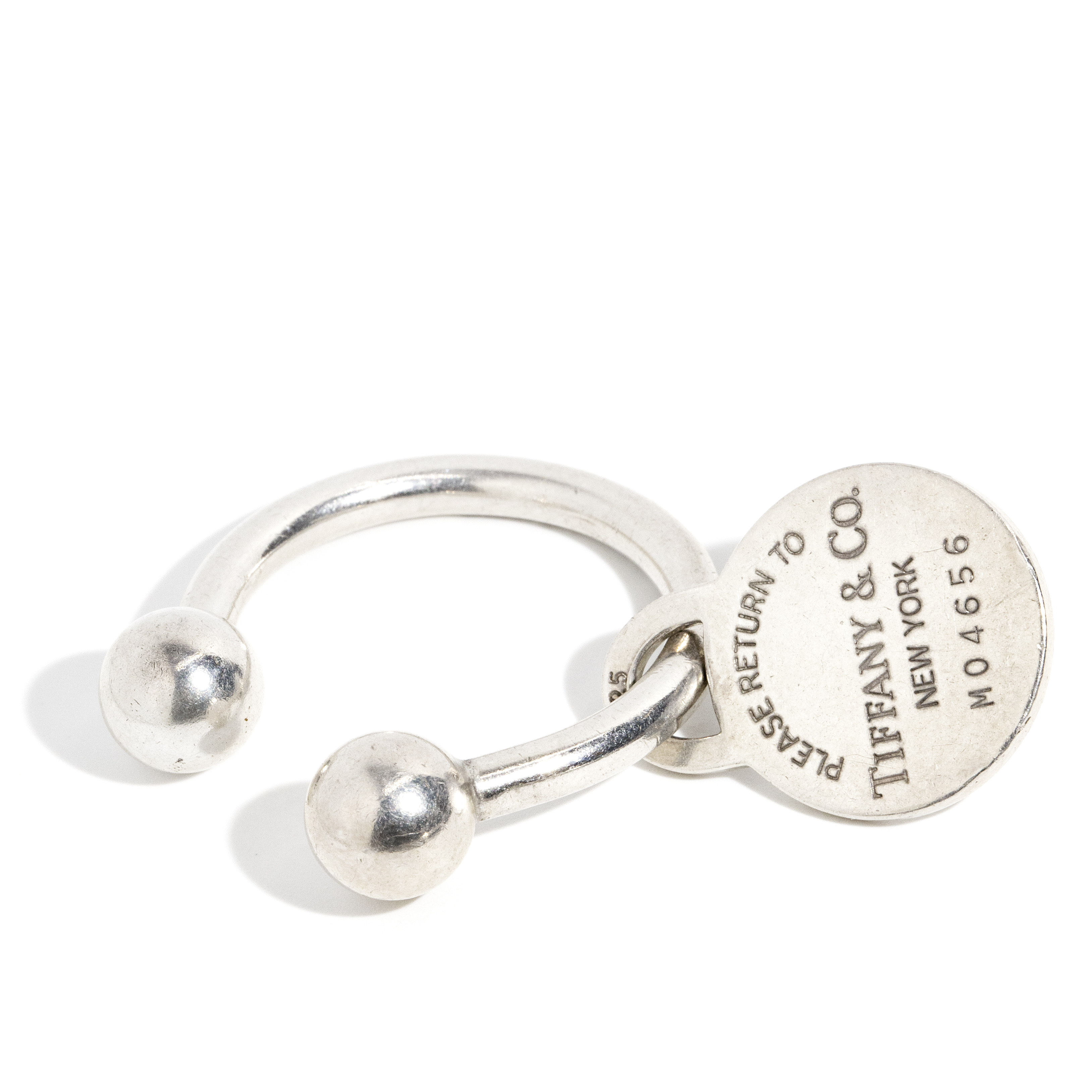 Tiffany & Co Silver Keyring