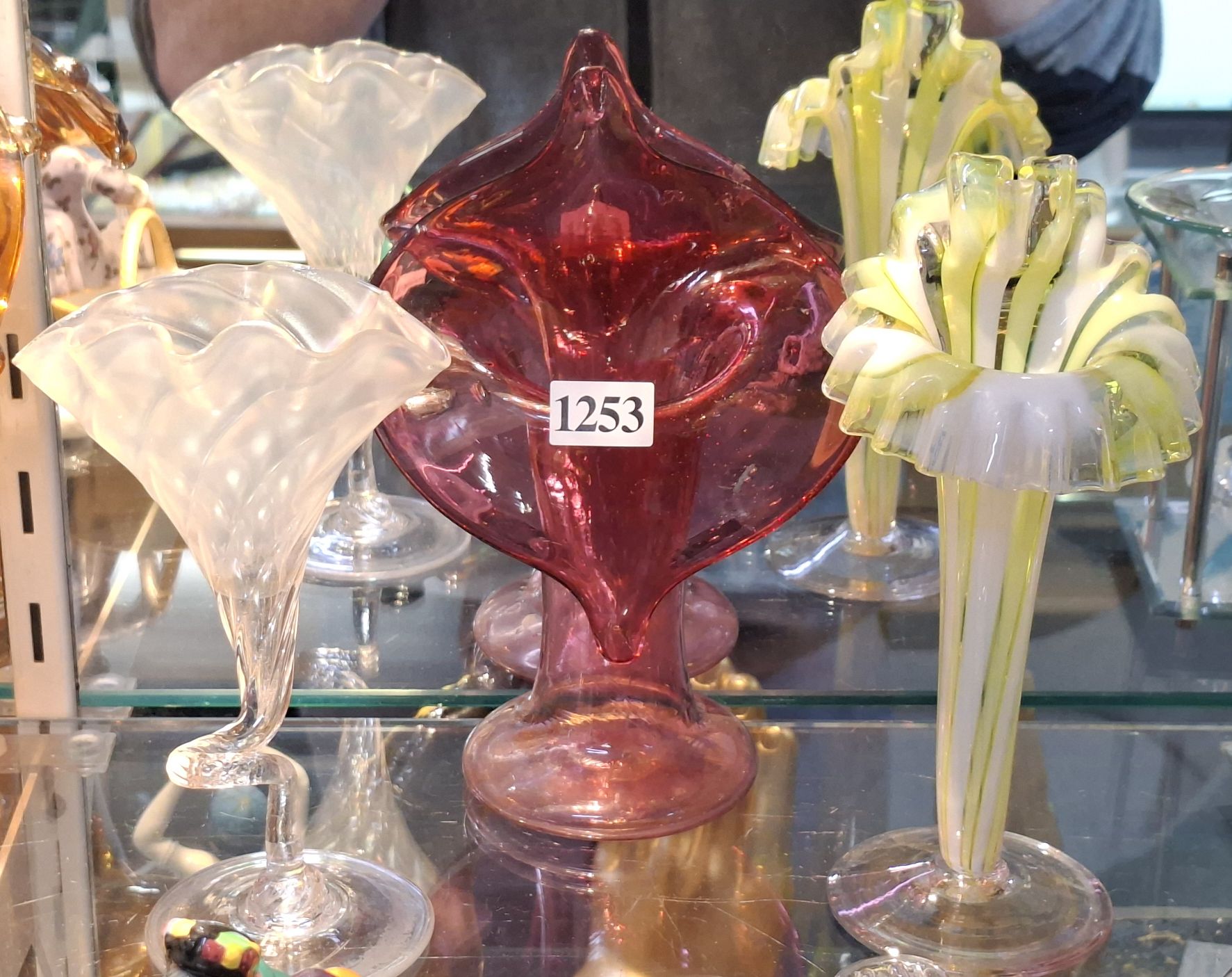 Victorian Jack In The Pulpit Vases