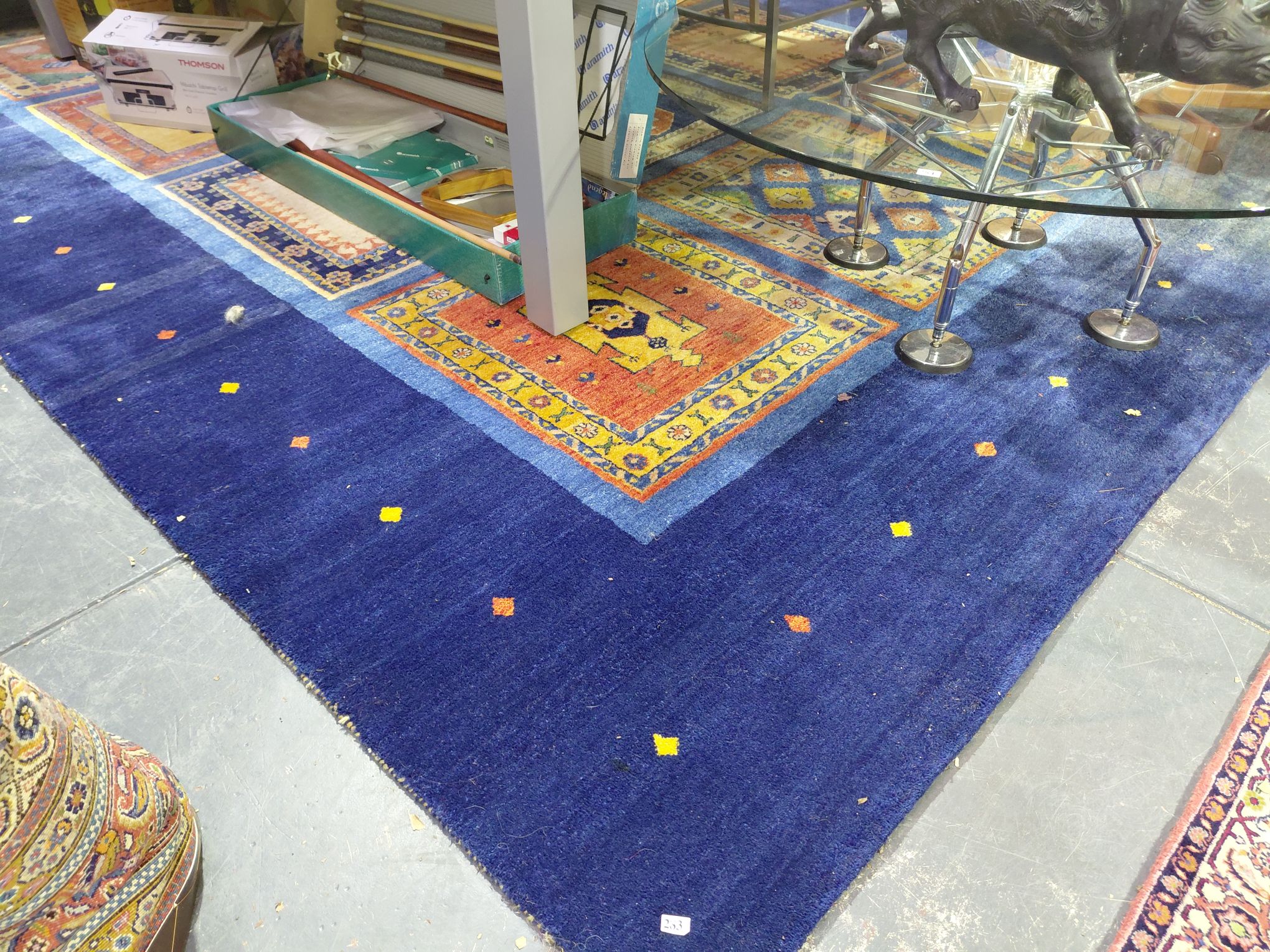 283 · LARGE WOOL RUG