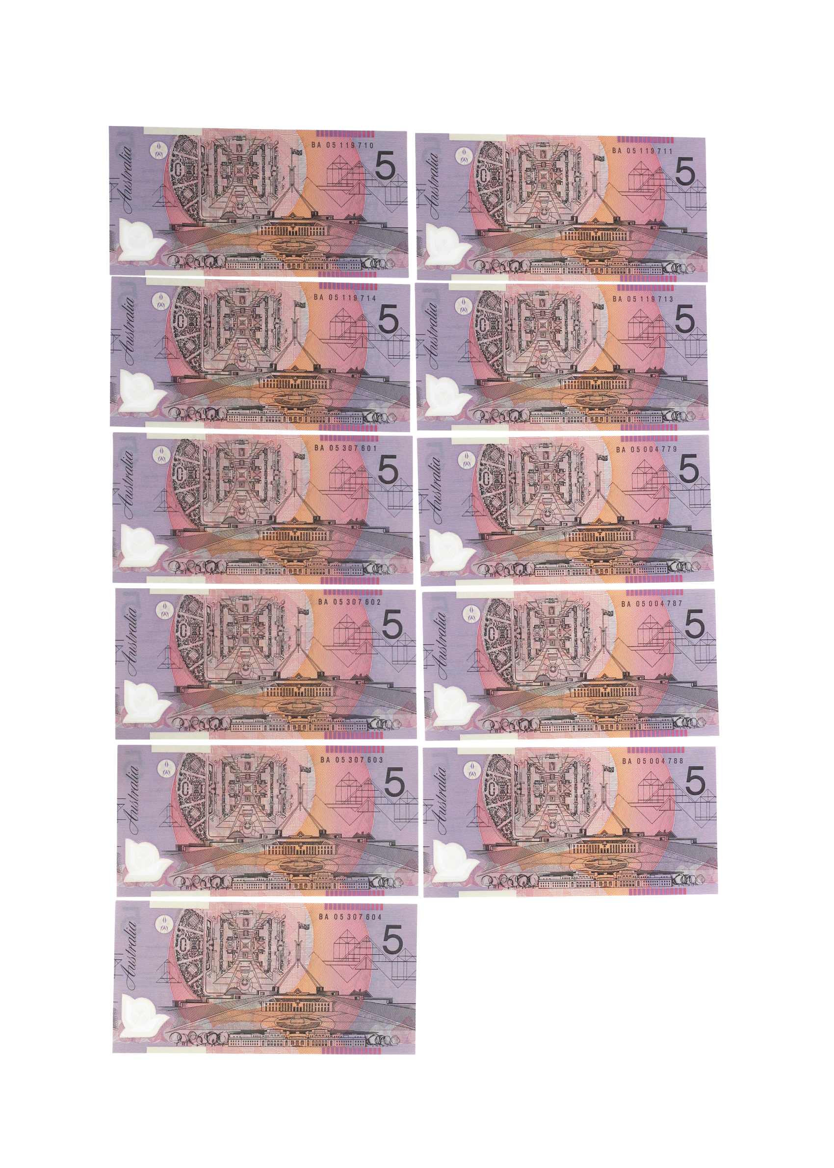 2216. · MacFarlane/Henry, Five Dollars, 2005, UNC