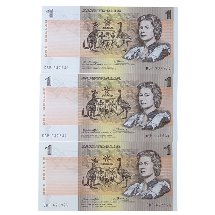 Knight/Wheeler, One Dollar, 1976, UNC