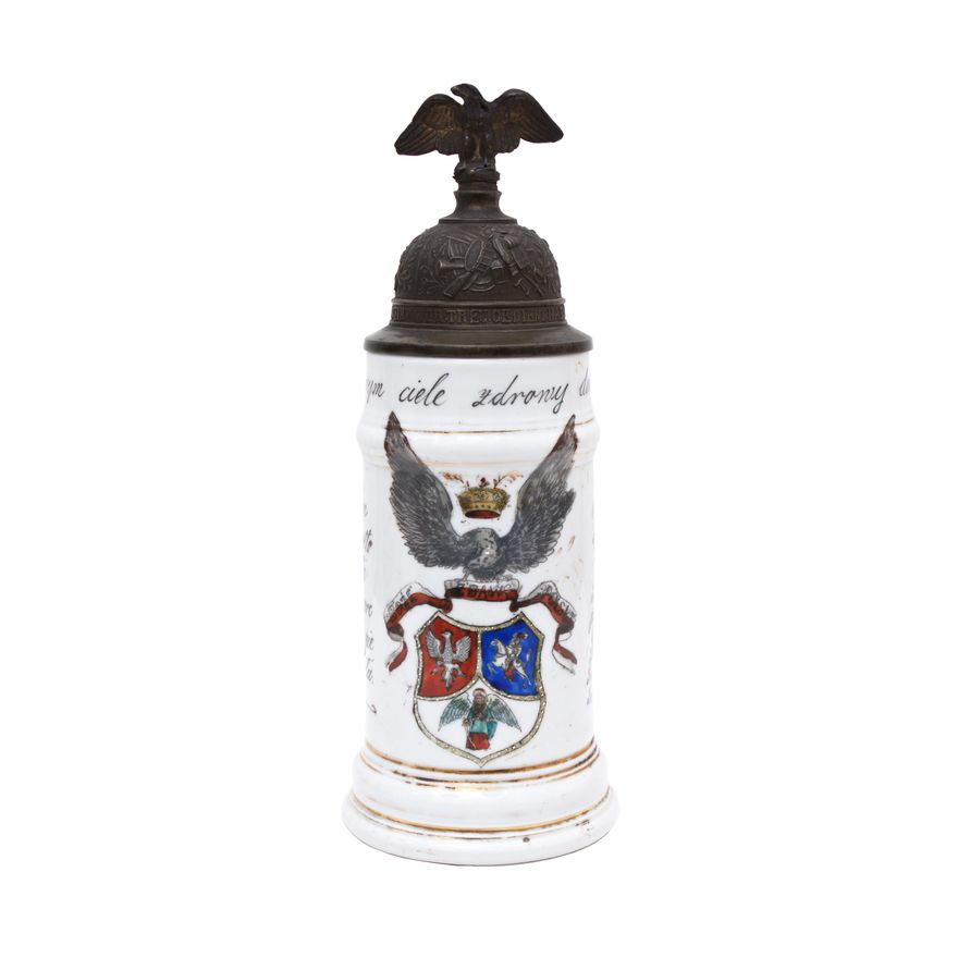 KUFEL PATRIOTYCZNY, WIELKOPOLSKA, 1908 R.