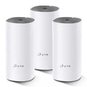 Tp Link Deco E4 3 pack AC1200 Whole Home Wifi System 2 x 10/100 Lan Ports Net tl deco e4 3pk |