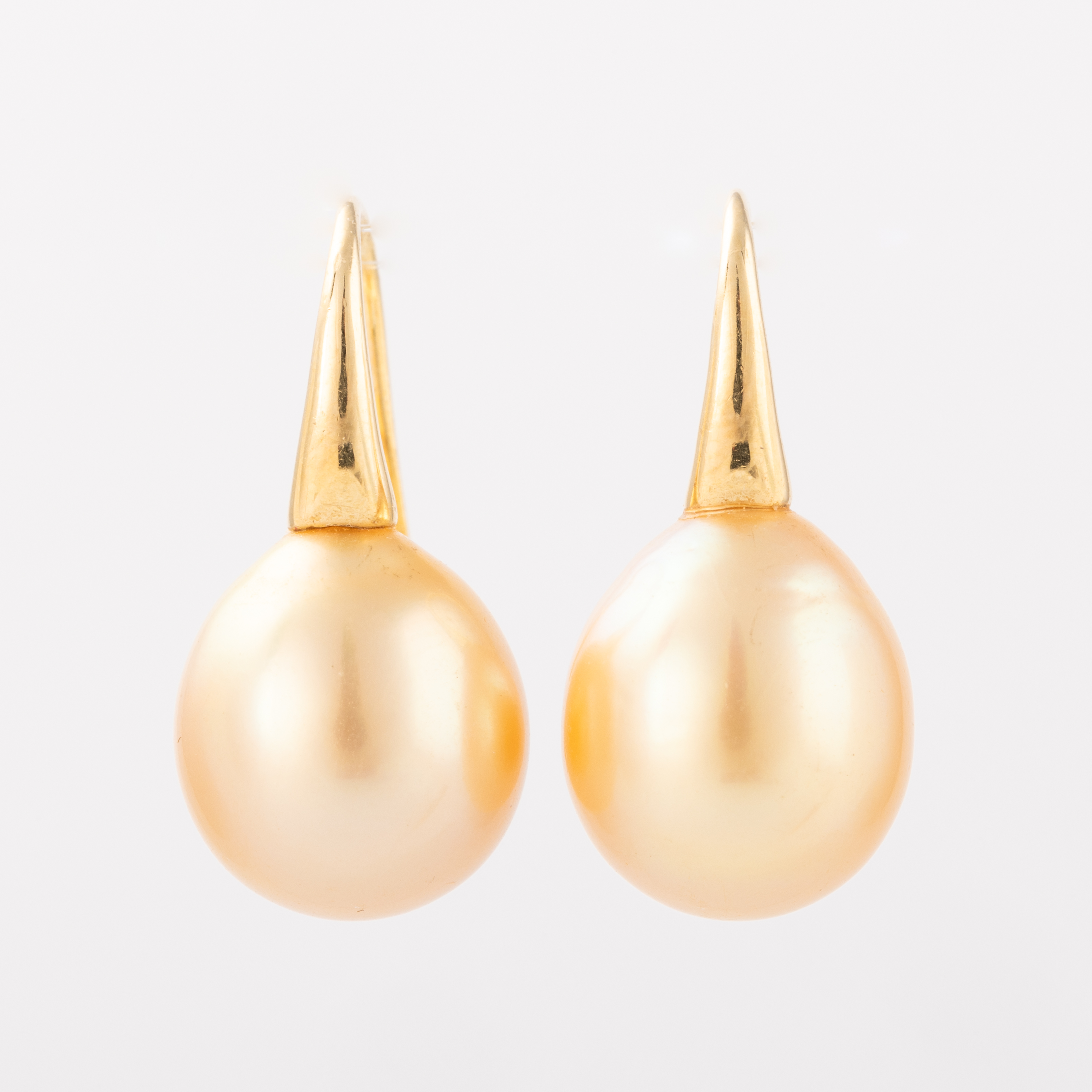 South Sea Pearl Drop Earrings 18ct Gold