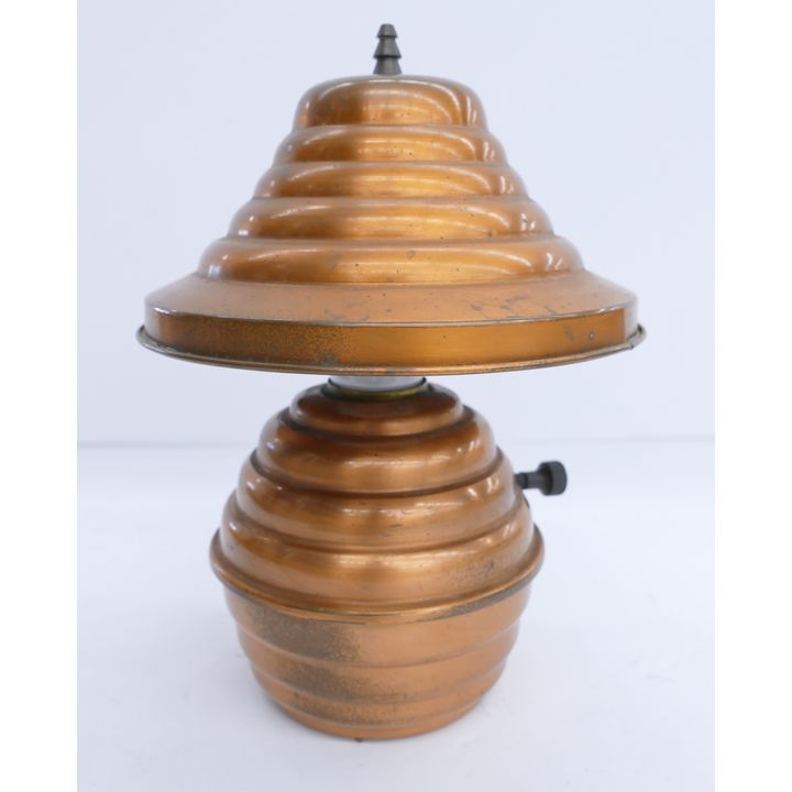 Vintage Copper Beehive Vanity Lamp- 8''- needs to be rewired