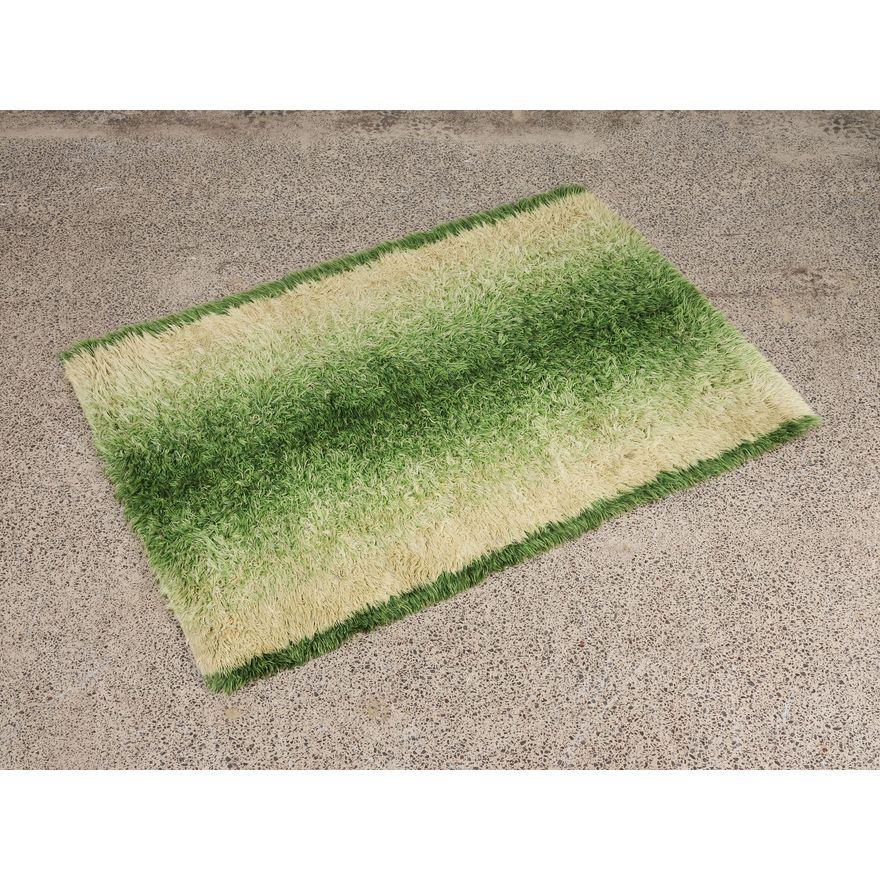 A 1960s Scandinavian Rya floor rug