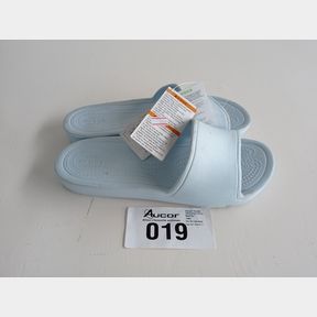 CROCS SLOANE SLIDE WOMEN MINERAL BLUE-WOMEN UK 9