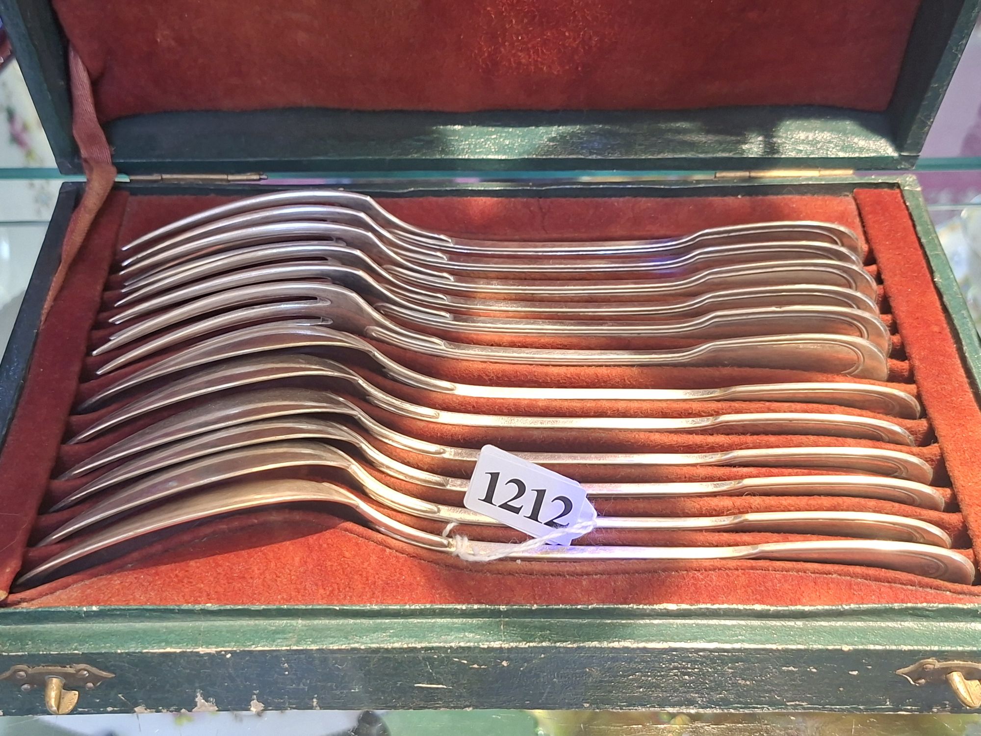 1212 · ANTIQUE CHRISTOFLE FLATWARE SUITE