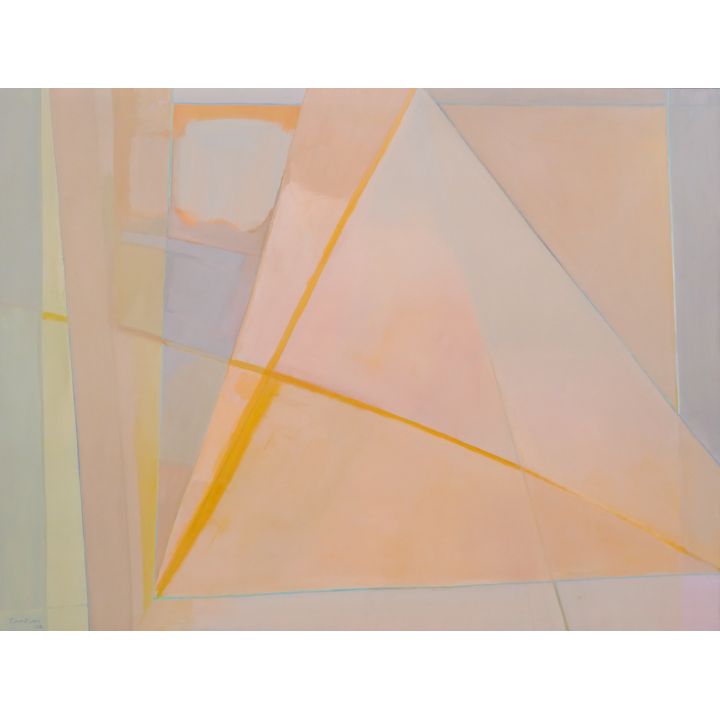 Margaret Tomkins ''Mirage'' 1982 Stained Acrylic