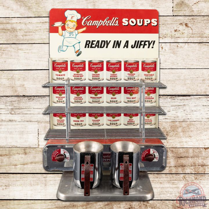 Campbell's Soup "Ready in a Jiffy!" Counter Top Warmer Display