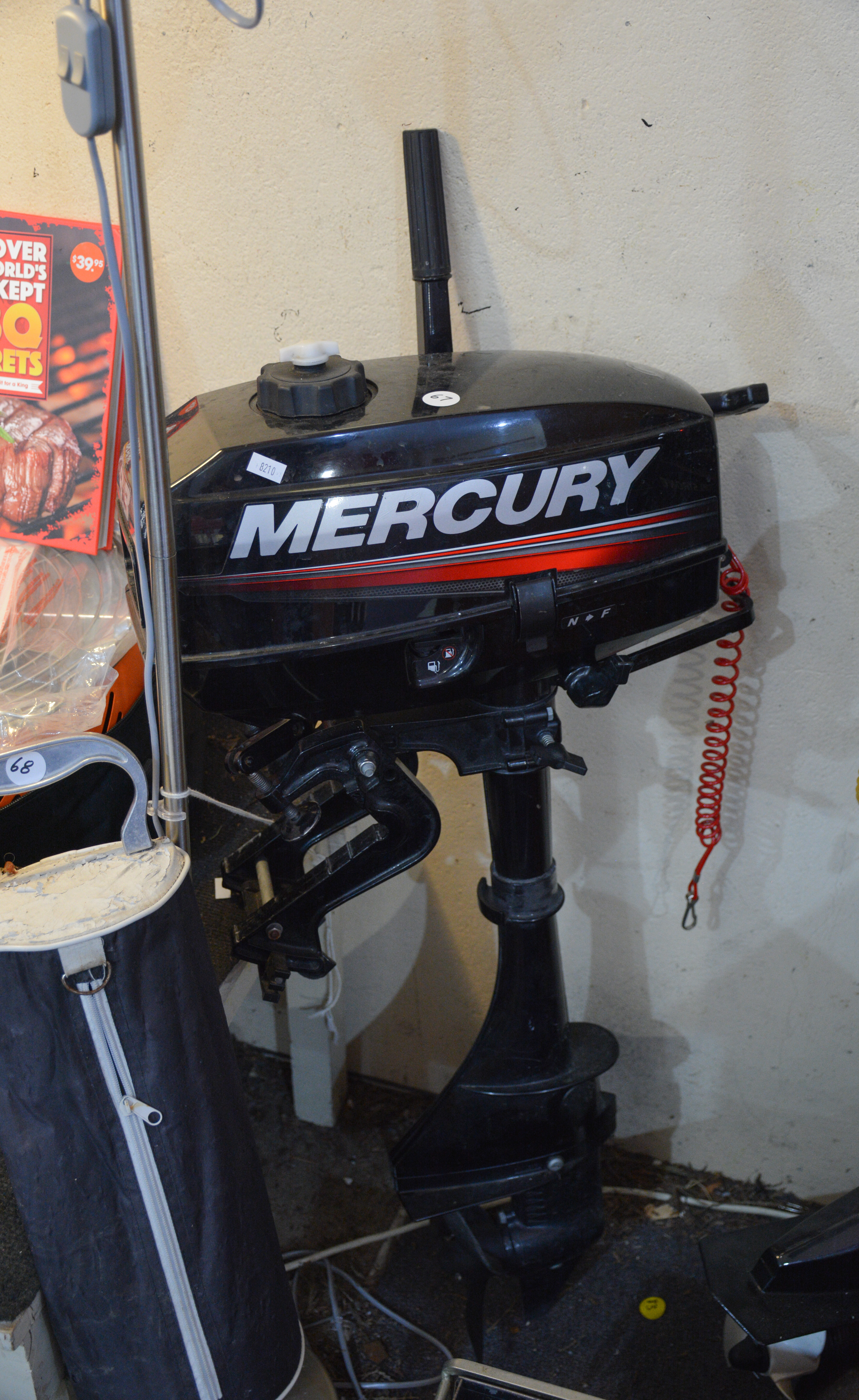 Mercury 3.3HP Outboard Motor — sold at auction in New Zealand for $325