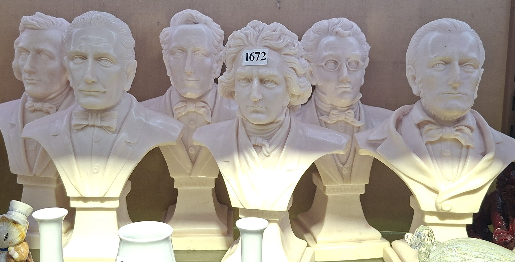 BUSTS OF MUSICAL COMPOSERS