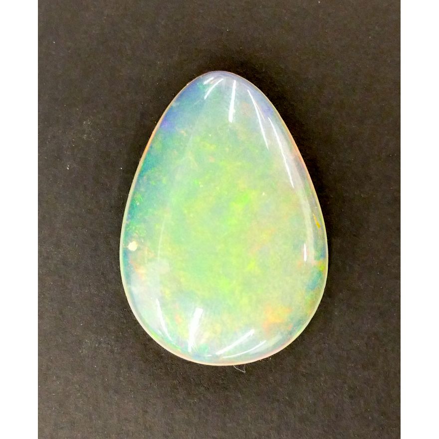 Crystal Opal Teardrop Cabochon. 30x21mm (1 1/4" x 7/8")