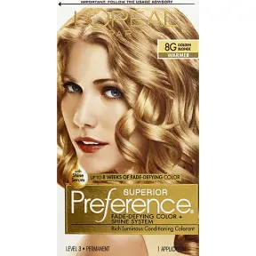 4 PCS L'OREAL PARIS SUPERIOR PREFERENCE FADE-DEFYING SHINE PERMANENT HAIR COLOR