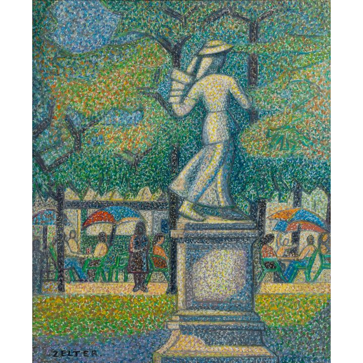 George Joseph Zelter | Niedziela w Ogrodzie Luksemburskim, ok. 1960 r.