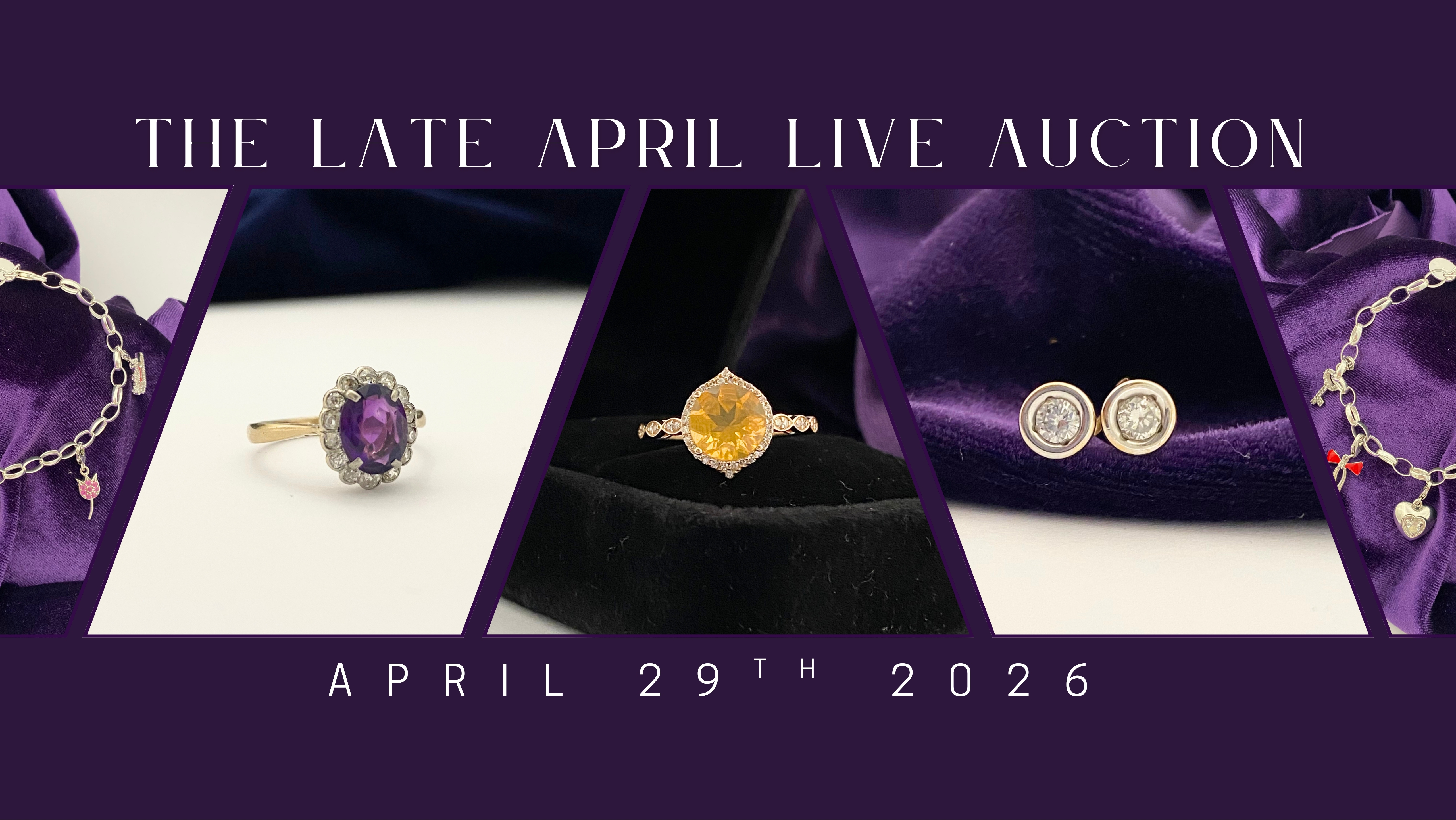 The Late April Live Auction - to include a collection of fine jewellery ...