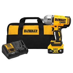 DEWALT 20V MAX XR 1/2 IN High Torque Impact Wrench with Hog Ring Anvil Kit DCF900P1