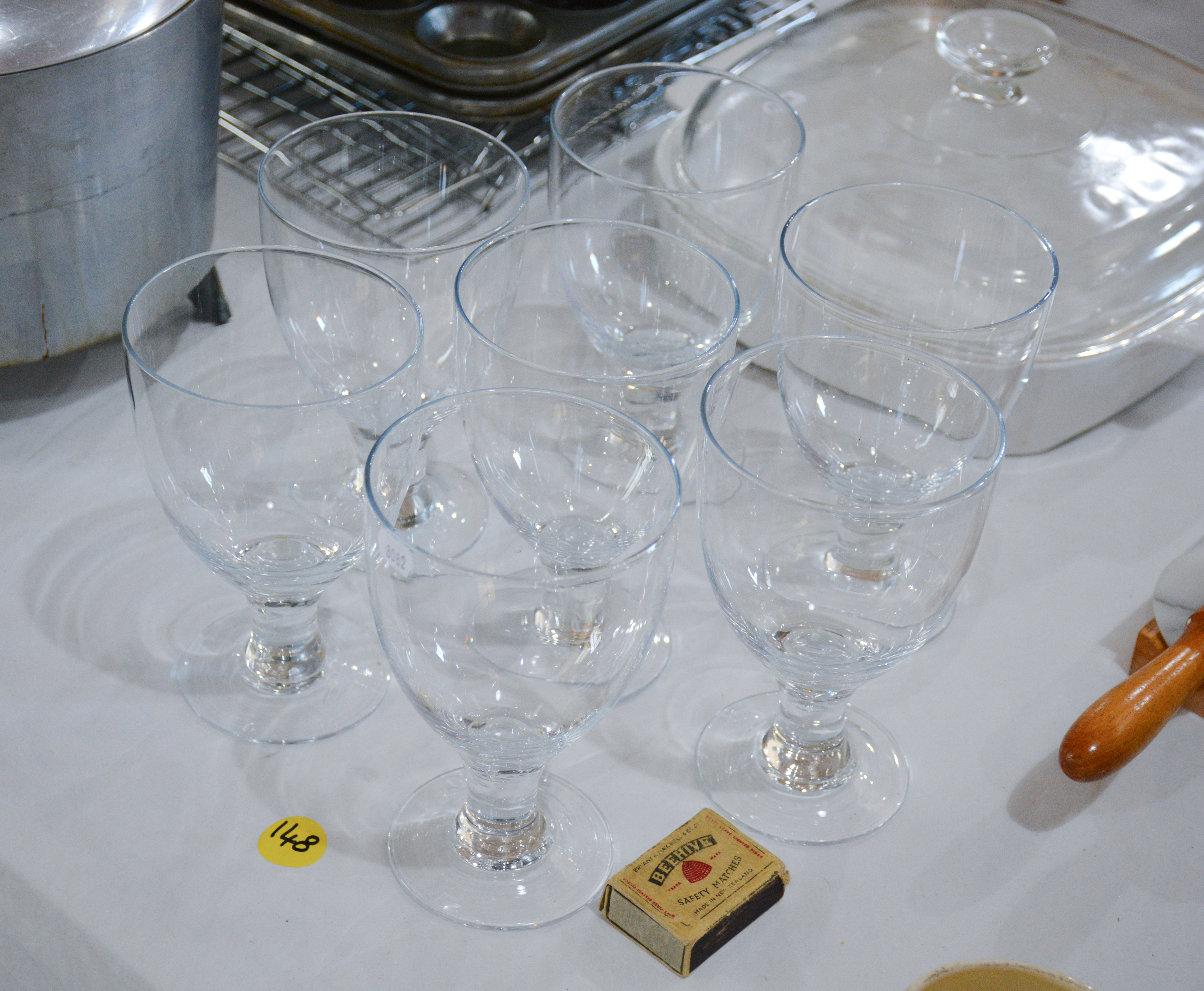 Hand-Blown Glasses x 7 — NZ auction result
