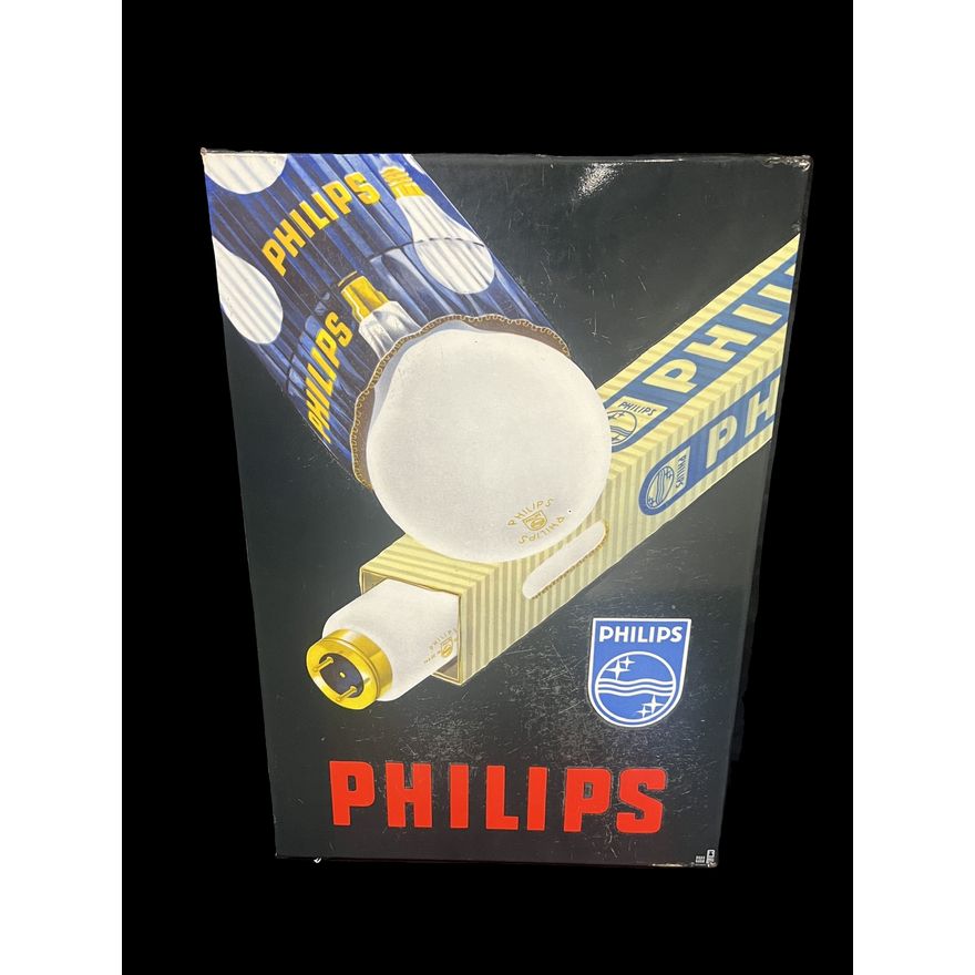 Philips Light Lamp Bulb Porcelain Enamel Sign SSP