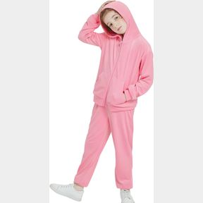 TRACKSUIT FOR GIRLS VELOUR SPORTS SUIT HOODED TEEN SWEATSHIRT LITTLE GIRLS TRACKSUIT SET PANTS CASUAL SUIT 4T-12T