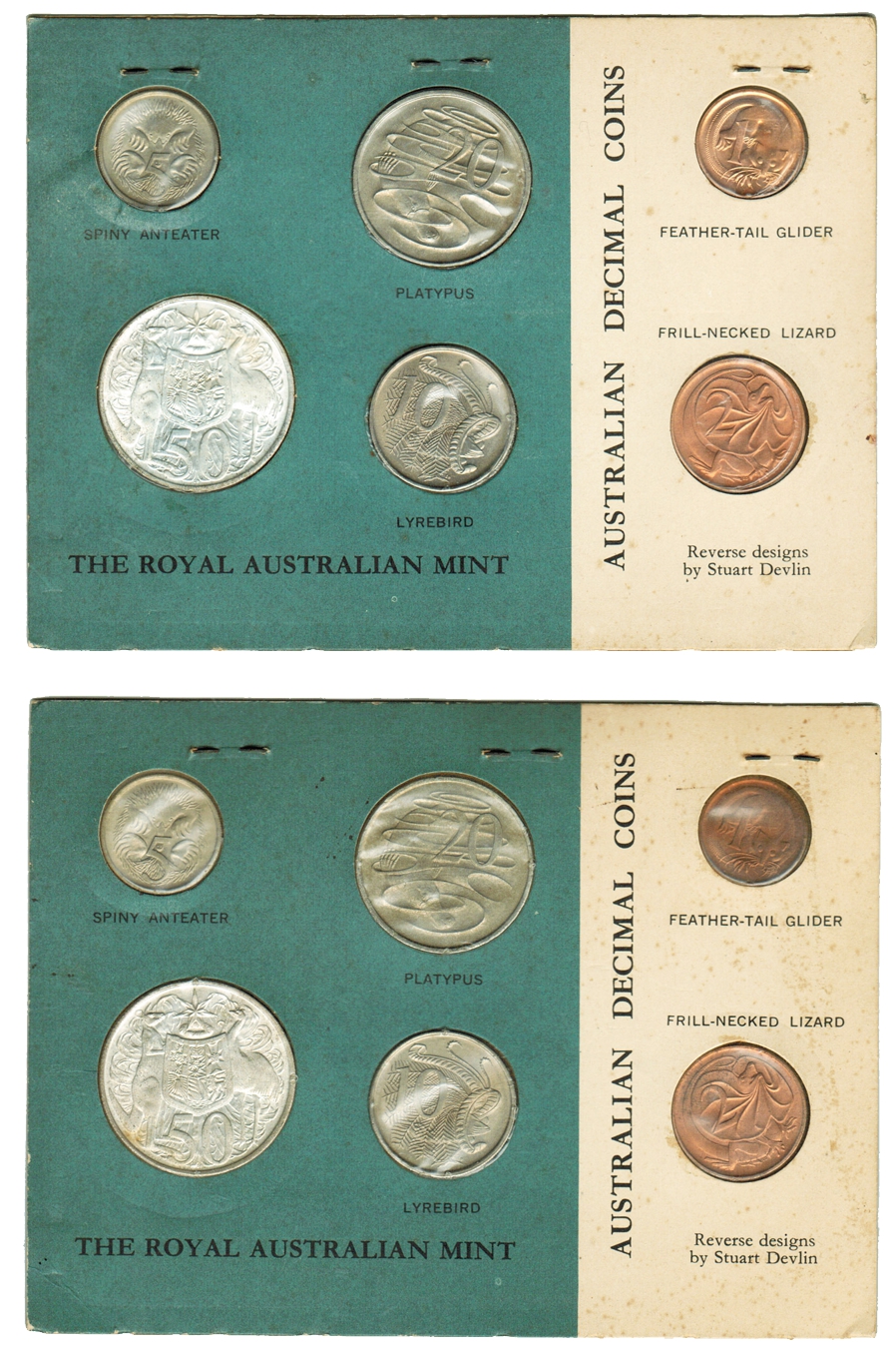 1966 Card x 2