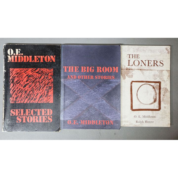 MIDDLETON, O.E. [text] HOTERE, RALPH [illustrations] [3 titles] - The Loners [signed by Hotere & Middleton]
