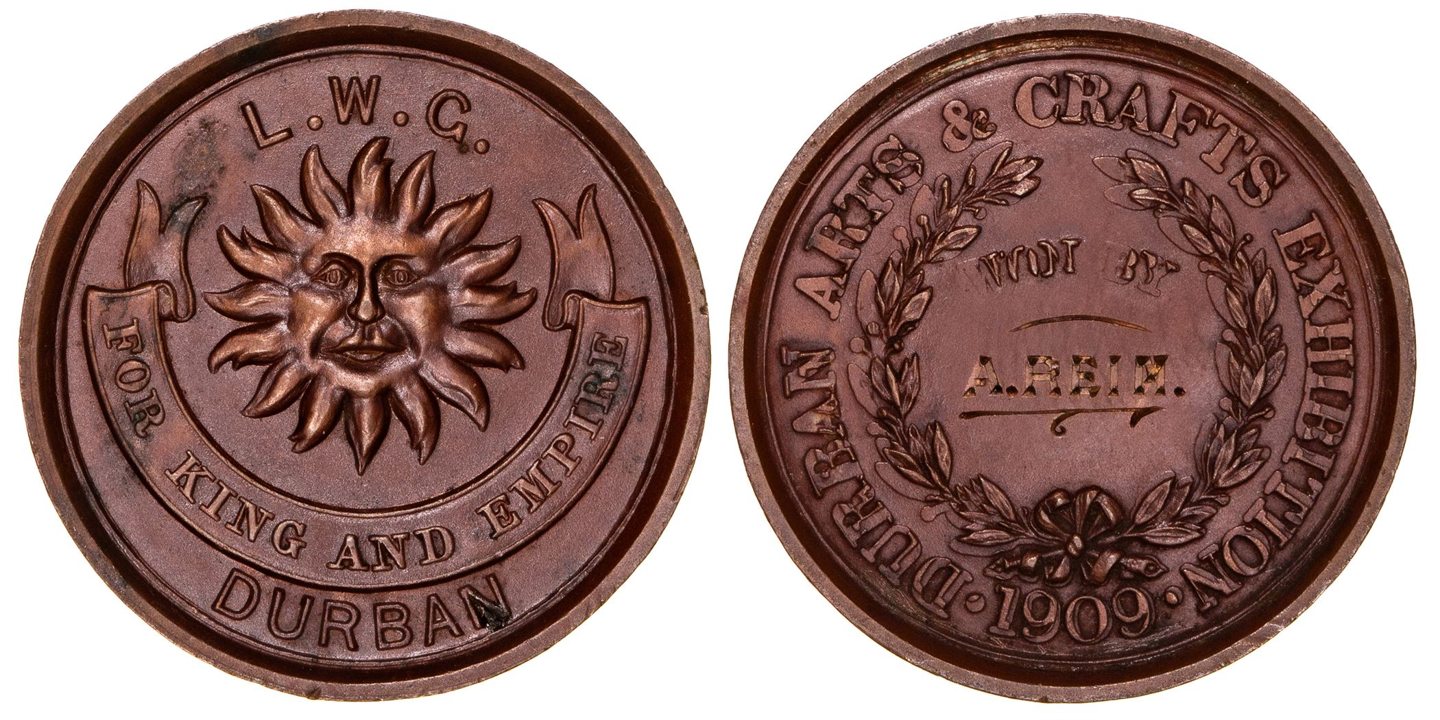 102 · South Africa, Durban Arts and Crafts Exhibition, 1909,  EF